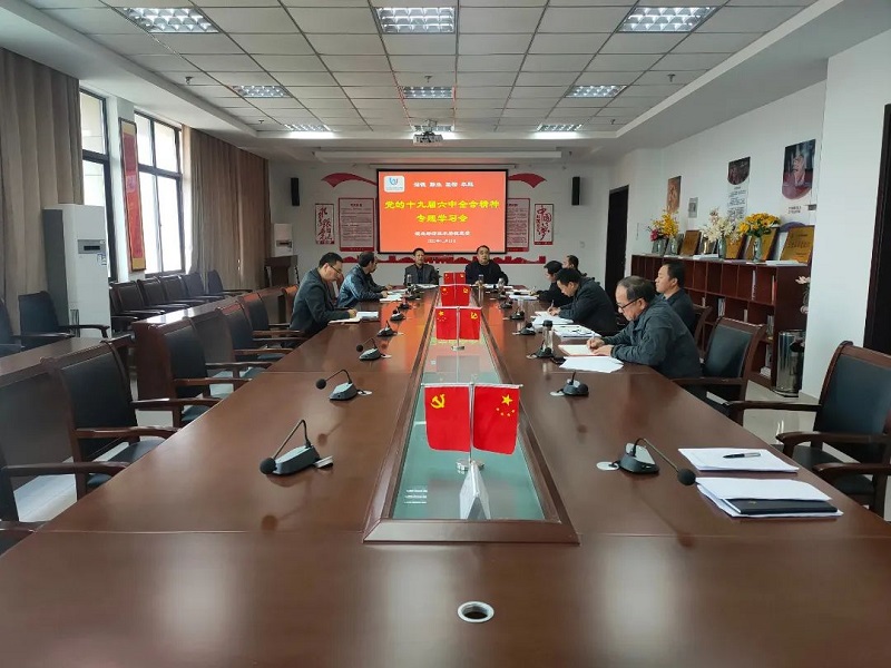 学校党委理论学习中心组专题学习贯彻党的十九届六中全会精神